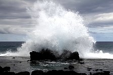 Pacific Ocean wave, Easter Island