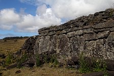 Ahu with bit of topknot stone