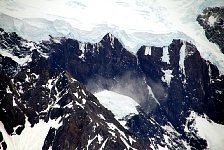 Torres Del Paine, avalanche
