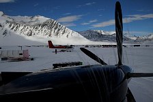 Antarctic scenery from plane
