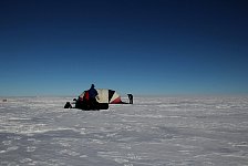 Setting up camp