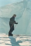 Antarctic iceberg in the sunshine