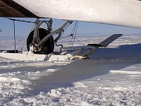 Deformed landing gear