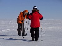 Looking for crevasses