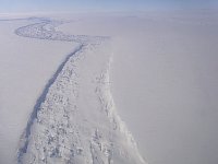 Antarctic scenery from plane