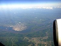 Corrientes, Argentina, from plane