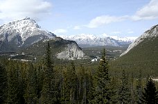 Hotel room view, Rimrock hotel, Banff