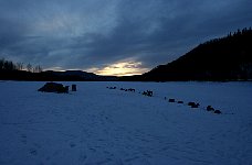 Yukon River sunset