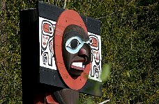 Totem poles in Stanley Park, Vancouver