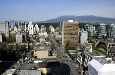 Vancouver hotel room view