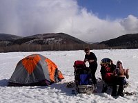 Relaxing on the Yukon River