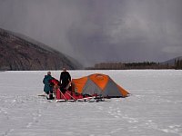 Yukon River clouds