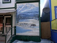 Dog sled wall image