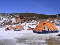 Camp outside Dawson City