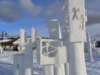 Snow sculptures