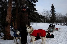 Derek and his lead dogs