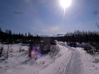 Sledding trail