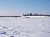 Snow mobile convoy