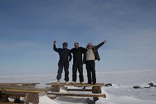 Alan, Peter and me in Tuktoyaktuk