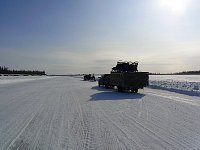 Ice road parking