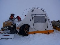 Securing the tent