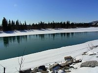 Yukon ice near Whitehorse