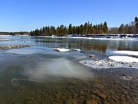 Yukon ice near Whitehorse
