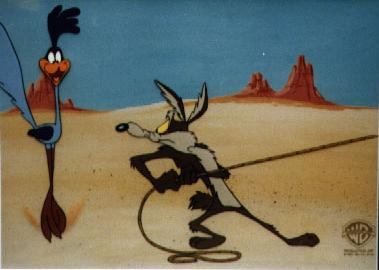 [Wile E.Coyote and Road Runner Cel]