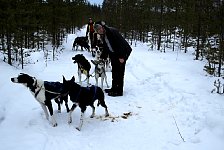 Short rest on trail