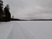 Frozen lake