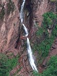 Waterfall in mountains