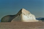 Iceberg frozen in ice