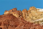 Cliff face with brown shades