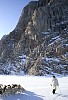 Inuit and dogs at Academy Bay Cliffs