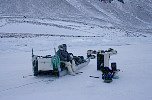 Coffee break on the sledge