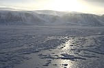 Frozen fjord