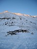 Sunrise over hunters hut