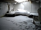 Old hut interior