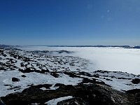 Fog over the icefjord