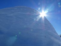 Igloo in the sun