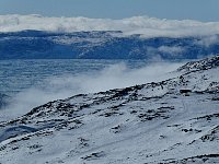 Icefjord and lodge view