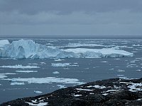 Icefjord on a cloudy day