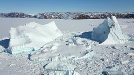 Icebergs in Sikuijuitsoq Fjord