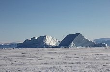 Iceberg near Qaanaaq on a sunny day