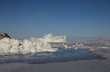 Iceberg near Qaanaaq on a sunny day