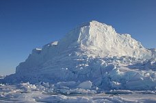 Iceberg near Qaanaaq on a sunny day