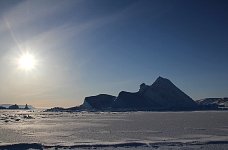 Iceberg near Qaanaaq on a sunny day