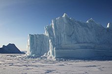 Iceberg near Qaanaaq on a sunny day