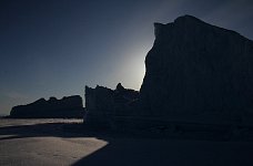 Iceberg near Qaanaaq on a sunny day