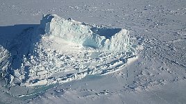 Iceberg near Qaanaaq on a sunny day